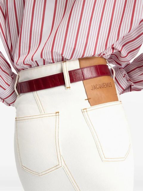 Jacquemus La jupe de-Nîmes midi skirt - Neutrals