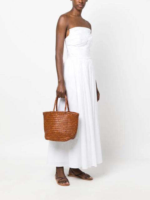 DRAGON DIFFUSION Grace Basket Small tote bag - Brown