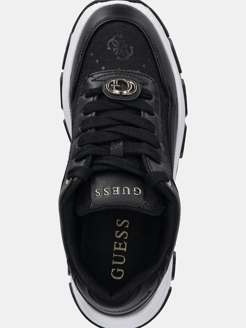 Guess sneakersy BERRETT2 damskie kolor czarny FLFBRT ELE12 - zdjęcie produktu nr 2