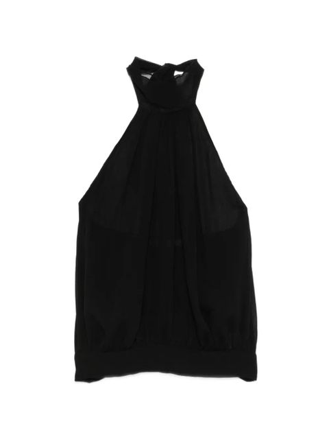 Gimaguas Boa halterneck top - Black - zdjęcie produktu nr 1