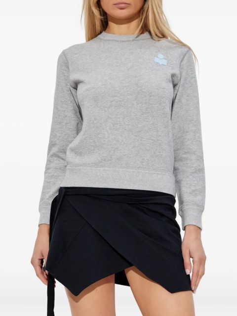 MARANT ÉTOILE Prissa logo-embroidered sweatshirt - Grey - zdjęcie produktu nr 2