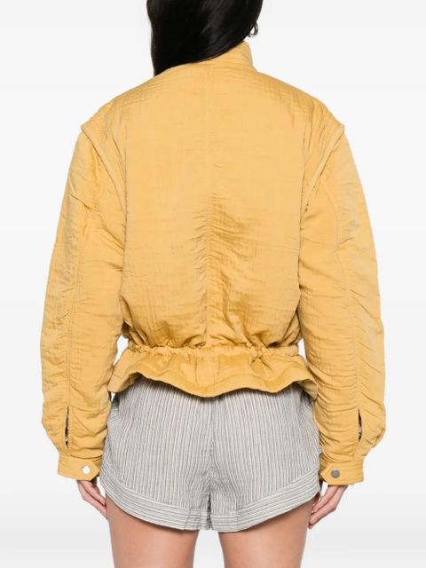 MARANT ÉTOILE Blandina flap pocket tie jacket - Yellow