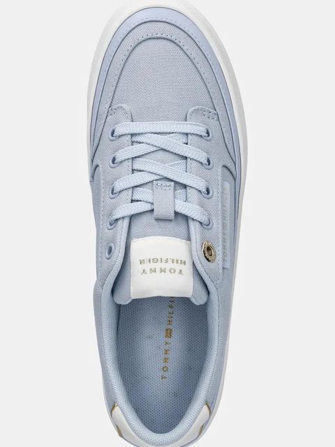 Tommy Hilfiger tenisówki ESSENTIAL VULC TEXTILE SNEAKER damskie kolor niebieski FW0FW08323