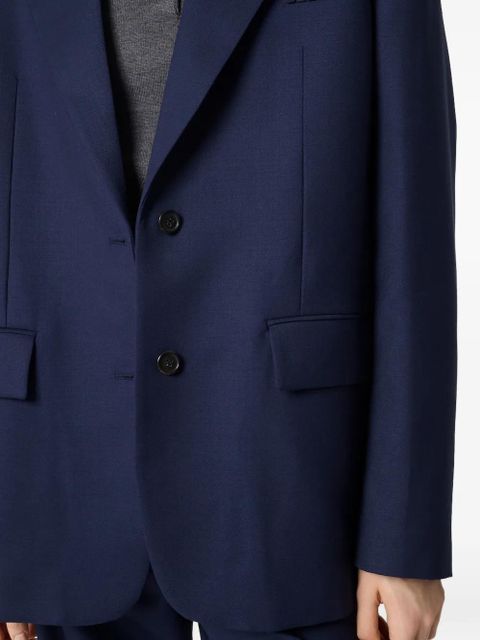 Miu Miu single-breasted wool blazer - Blue