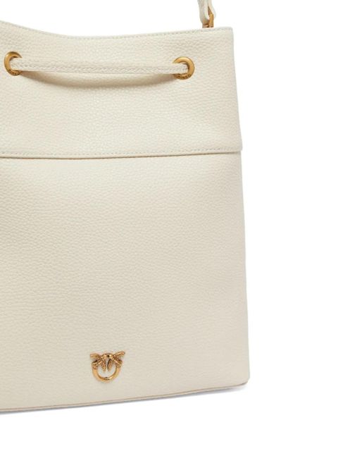 PINKO Forever bucket bag - White