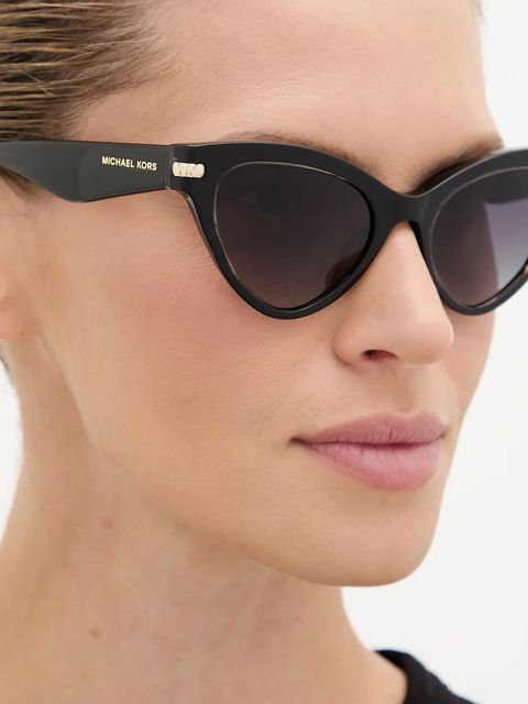 Michael Kors okulary przeciwsłoneczne damskie kolor czarny 0MK2259U