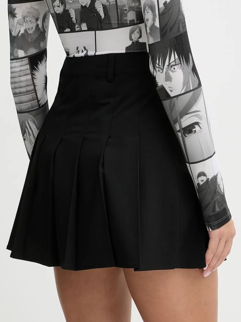 Karl Lagerfeld Jeans spódnica kolor czarny mini rozkloszowana B1W12020 - zdjęcie produktu nr 2