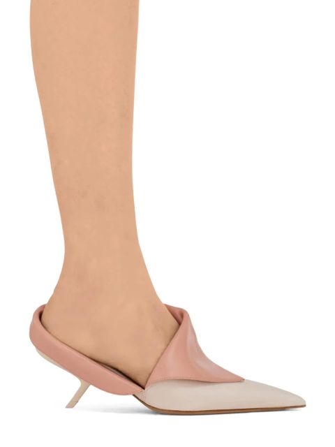 Ferragamo Eva pointed-toe mules - Pink