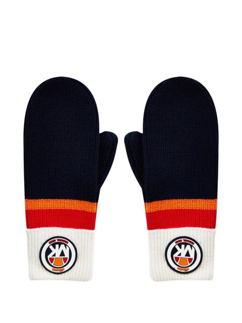 Michael Kors x Ellesse logo-detail striped mittens - Blue - zdjęcie produktu nr 2