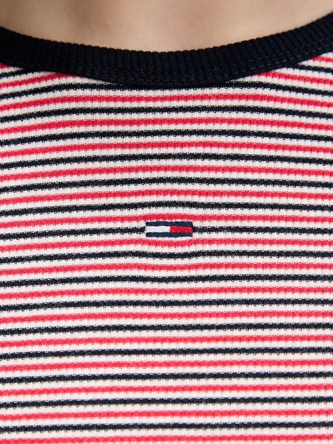 Tommy Jeans longsleeve damski kolor granatowy DW0DW17387