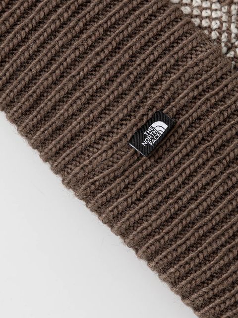 The North Face czapka Retro Cabin Beanie kolor brązowy NF0A88QW87I1