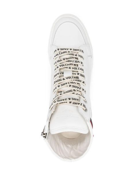 Zadig&Voltaire High Flash leather sneakers - White - zdjęcie produktu nr 2