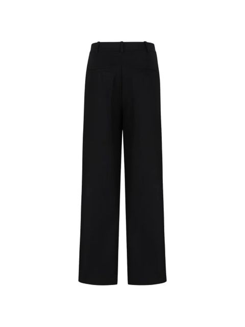 ANINE BING pleated wide-leg trousers - Black - zdjęcie produktu nr 2