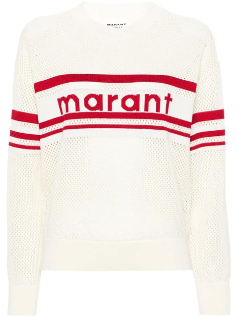 MARANT ÉTOILE Arwen open-knit jumper - Neutrals
