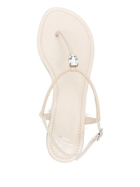 Giuseppe Zanotti embellishment strap sandals - Neutrals