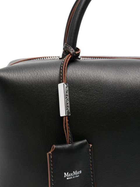 Max Mara leather tote bag - Black