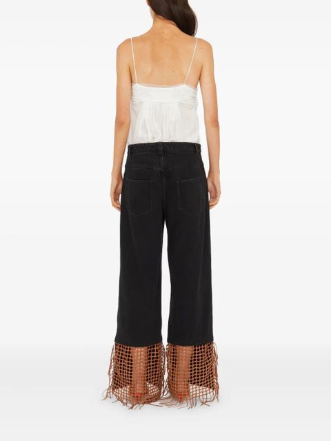 Christopher Esber Anemoi pleated-details top - White