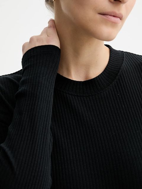 Marc O'Polo longsleeve kolor czarny 5000007827