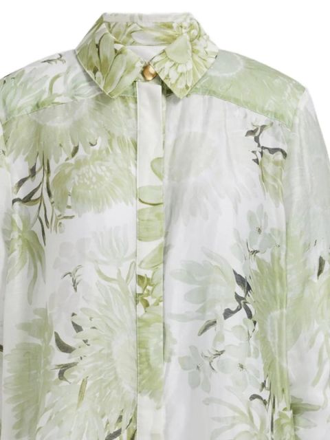Aje reflector floral shirt - White - zdjęcie produktu nr 2