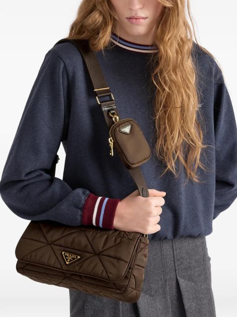 Prada padded Re-Nylon shoulder bag - Brown - zdjęcie produktu nr 2