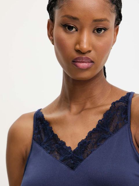 Answear.LAB piżama damska kolor granatowy