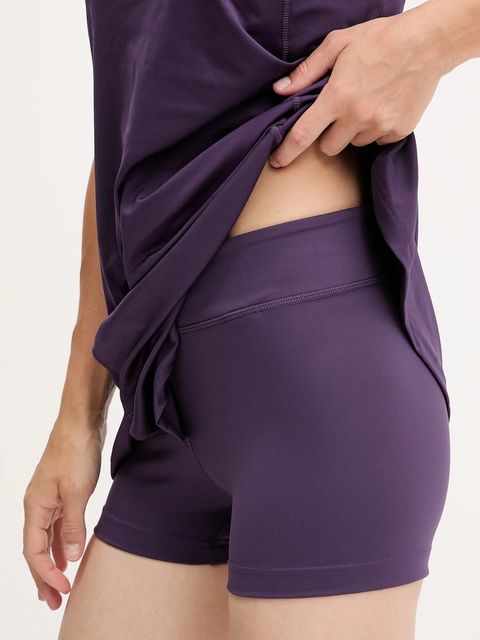 adidas Performance sukienka sportowa TENNIS CLUB kolor fioletowy mini rozkloszowana JM4708