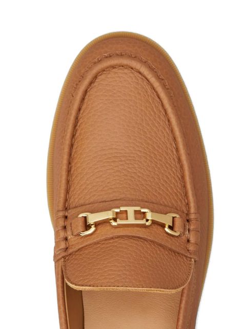 Tod's metal trim loafers - Neutrals