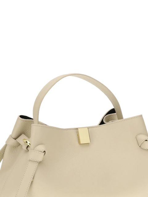 Yuzefi Gyoza pebble-leather tote bag - Neutrals