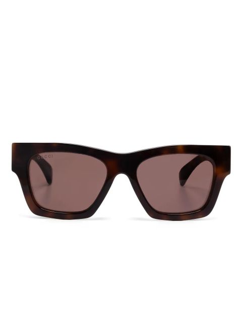 Gucci Eyewear square-frame sunglasses - Brown - zdjęcie produktu nr 1