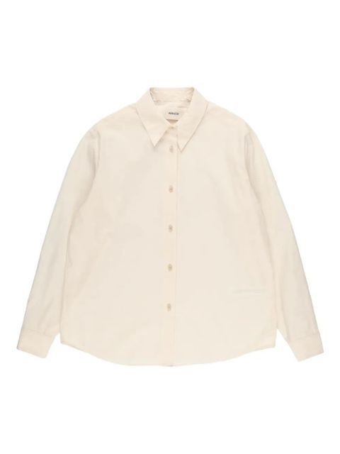 KHAITE Argo button-down shirt - Neutrals - zdjęcie produktu nr 1