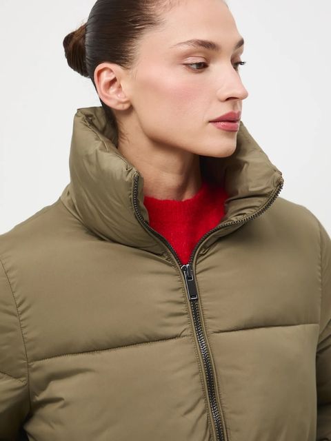 Medicine kurtka damska kolor zielony zimowa oversize - zdjęcie produktu nr 2