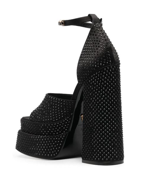 Versace Medusa Aevitas platform sandals - Black
