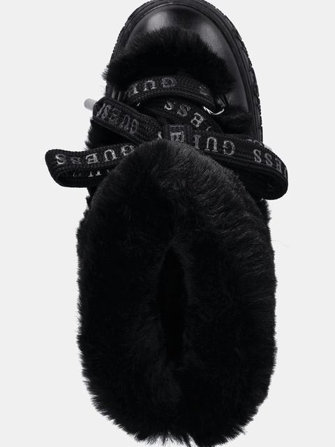 Guess śniegowce UNESSA kolor czarny FLFUEK FUR10