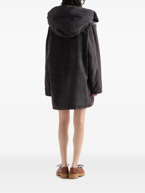 Prada canvas coat - Black