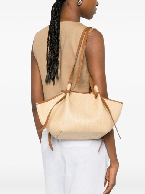 Yuzefi Mochi knotted-strap woven tote bag - Neutrals - zdjęcie produktu nr 2