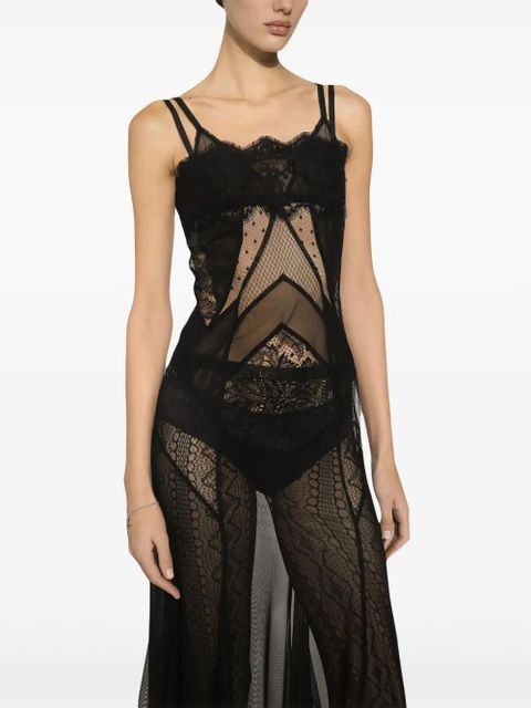 Dolce & Gabbana semi-sheer dress - Black - zdjęcie produktu nr 2
