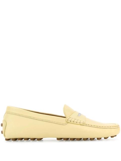 Tod's leather loafers - Yellow - zdjęcie produktu nr 1