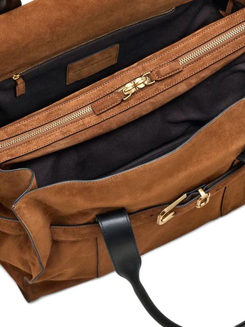 Marc Jacobs The Dakota suede tote bag - Brown