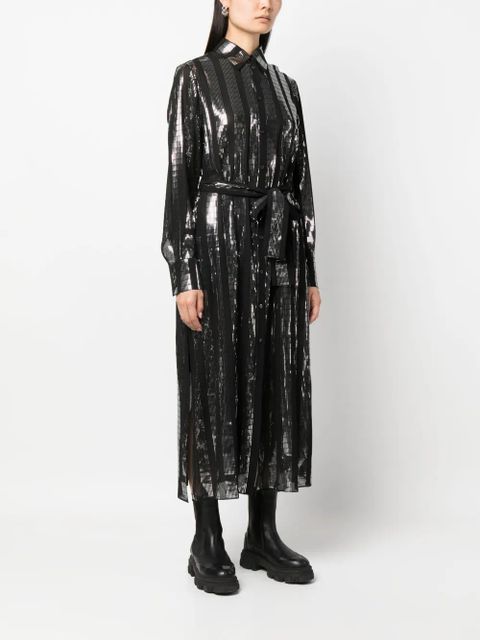 Golden Goose Chemisier Dana midi dress - Black