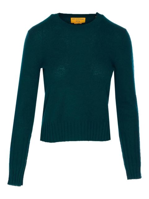 Guest In Residence crew-neck cashmere sweater - Green - zdjęcie produktu nr 1