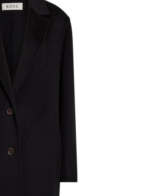 Róhe button-fastening coat - Black - zdjęcie produktu nr 2