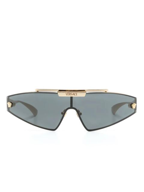 Versace Eyewear oversize-frame sunglasses - Gold - zdjęcie produktu nr 1