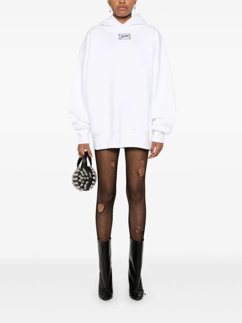 Jean Paul Gaultier logo-print hoodie - White - zdjęcie produktu nr 2