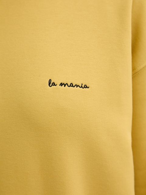 La Mania bluza KIANA damska kolor żółty gładka KIANA