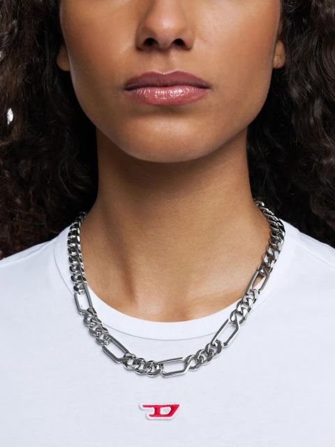 Diesel steel chain-link necklace - Grey
