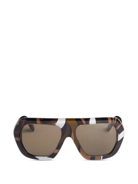 PUCCI Marmo geometric sunglasses - Brown - zdjęcie produktu nr 1