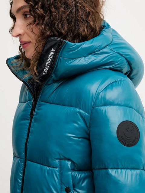 Save The Duck kurtka BIDDY kolor turkusowy zimowa D31989W.LOVE21