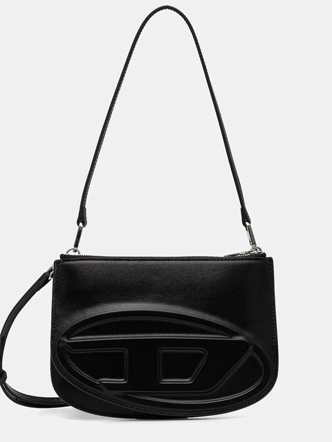 Diesel torebka skórzana 1DR 2.0 1DR TWIN kolor czarny X10330.PR818 - zdjęcie produktu nr 1