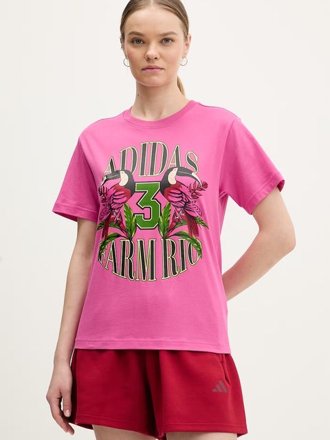 adidas t-shirt bawełniany x Farm Rio - zdjęcie produktu nr 2