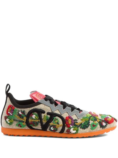 Valentino Garavani Chromathon lave-up fastening sneakers - Neutrals